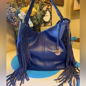 Large Blue Fringed Shoulder Bag 💙💙💙💙